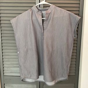 Figs Women's Grey Rafaela™ - Oversized Scrub Top